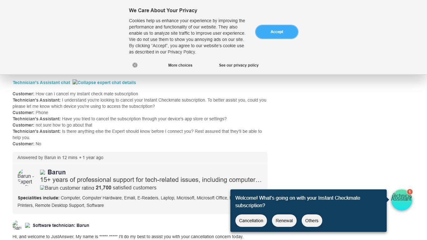 How to Cancel Instant Checkmate Subscription - Expert Q&A